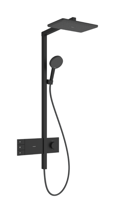 Hansgrohe Raindance Alive Q showerpipe 210/340 2jet EcoSmart met ShowerSelect Comfort - mat zwart