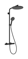 Hansgrohe Raindance Alive S Puro showerpipe 300 1jet EcoSmart met Ecostat Element - mat zwart