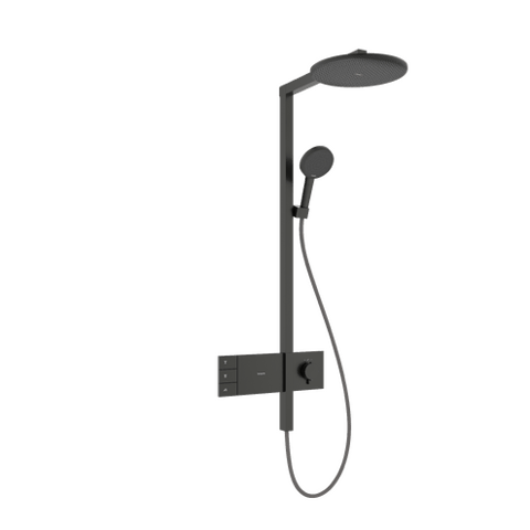 Hansgrohe Raindance Alive S showerpipe 300 2jet met ShowerSelect Comfort - brushed black chrome