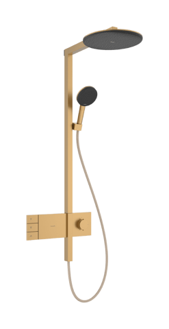 Hansgrohe Raindance Alive S showerpipe 300 2jet EcoSmart met ShowerSelect Comfort - brushed bronze