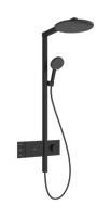Hansgrohe Raindance Alive S showerpipe 300 2jet EcoSmart met ShowerSelect Comfort - mat zwart