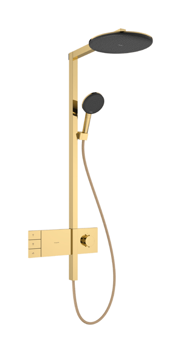 Hansgrohe Raindance Alive S showerpipe 300 2jet EcoSmart met ShowerSelect Comfort - Polished Gold-Optic