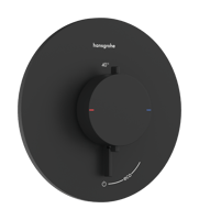 Hansgrohe Ecostat Comfort S inbouwthermostaat voor 1 functie - mat zwart
