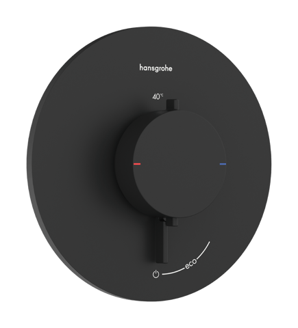 Hansgrohe Ecostat Comfort S inbouwthermostaat voor 1 functie - mat zwart