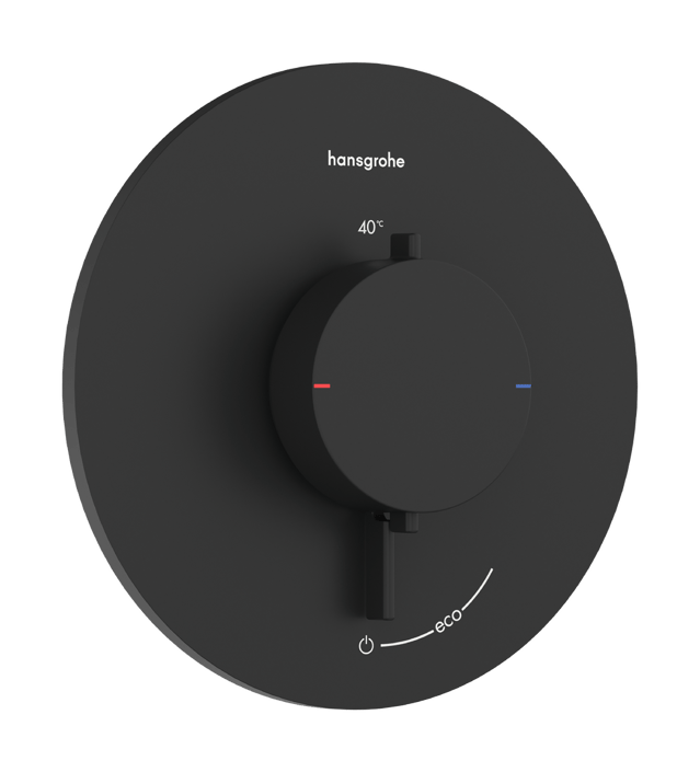 Hansgrohe Ecostat Comfort S inbouwthermostaat voor 1 functie - mat zwart