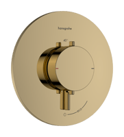 Hansgrohe Ecostat Comfort S inbouwthermostaat voor 1 functie Ø155cm - Polished Gold-Optic