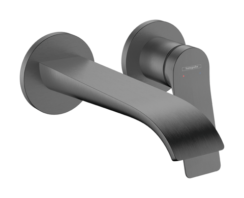 Hansgrohe Vivenis afbouwdeel voor inbouw wastafelkraan 19cm met plug - brushed black chrome