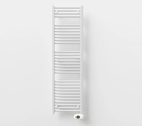 Vasco E-Bano elektrische radiator 50x178,9cm - witte regelaar + afstandsbediening - wit RAL 9016