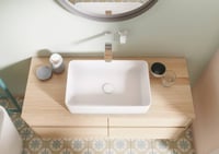 Villeroy & Boch niet-afsluitbare plug vlakke keramische afdekking - wit