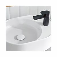Villeroy & Boch niet-afsluitbare plug vlakke keramische afdekking - stone white