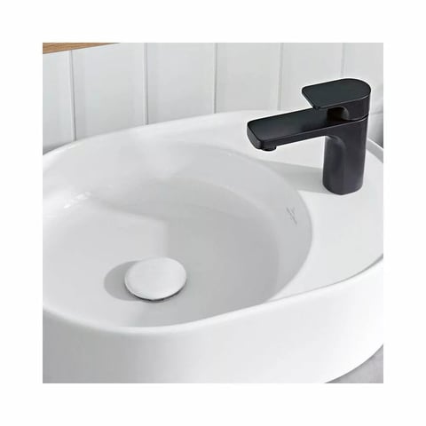 Villeroy & Boch niet-afsluitbare plug vlakke keramische afdekking - stone white