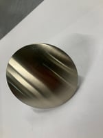 Tweedekans - May afsluitbare designplug - geborsteld nickel PVD