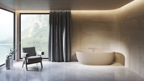 Riho Phatos vrijstaand bad 170x80cm - pebble grey