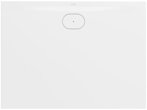 Villeroy & Boch Ecora douchevloer 120x90cm antislip - afvoer lange zijde - white alpine