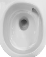 Clou InBe 2 wandtoilet pack TurboFlush 53cm zichtbare montage met zitting SC & QR wit