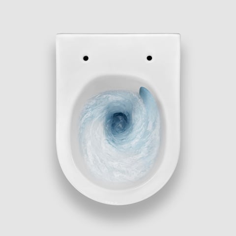 Clou InBe 2 wandtoilet pack TurboFlush 53cm zichtbare montage met zitting SC & QR wit