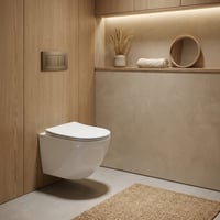 Clou InBe 3 wandtoilet pack TurboFlush 49cm met zitting SC & QR wit