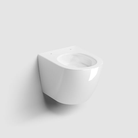 Clou InBe 3 wandtoilet pack TurboFlush 49cm met zitting SC & QR wit