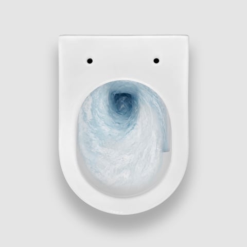 Clou InBe 3 wandtoilet pack TurboFlush 49cm met zitting SC & QR wit