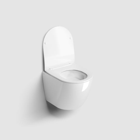 Clou InBe 3 wandtoilet pack TurboFlush 49cm met zitting SC & QR wit