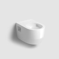Clou InBe 4 wandtoilet pack TurboFlush 54cm zichtbare montage met zitting SC & QR wit