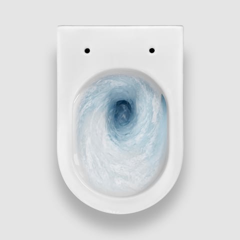 Clou InBe 4 wandtoilet pack TurboFlush 54cm zichtbare montage met zitting SC & QR wit