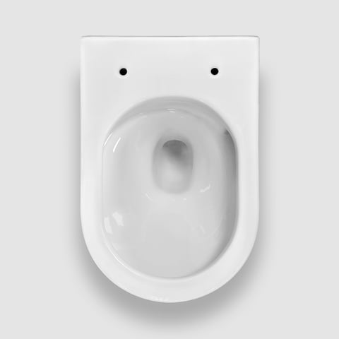 Clou InBe 4 wandtoilet pack TurboFlush 54cm zichtbare montage met zitting SC & QR wit