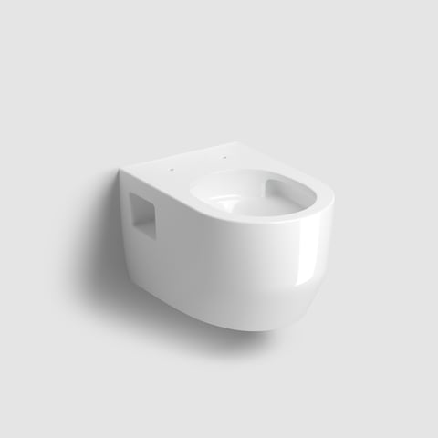 Clou InBe 4 wandtoilet pack TurboFlush 54cm zichtbare montage met zitting SC & QR wit