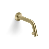 Clou Kaldur wandfonteinkraan 16cm - geborsteld goud PVD