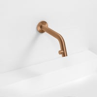 Clou Kaldur wandfonteinkraan 16cm - geborsteld brons PVD