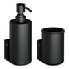 Brauer zeepdispenser en beker - mat zwart