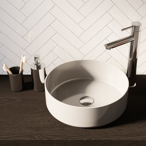 Brauer zeepdispenser en beker - chroom