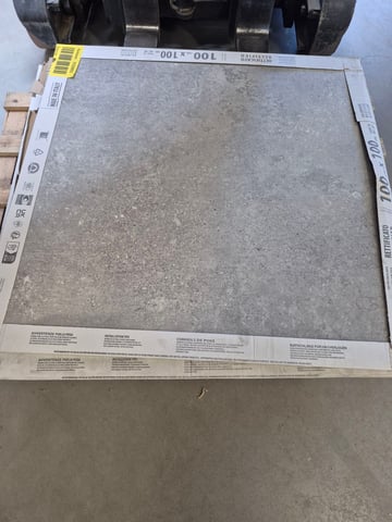 RESTPARTIJ 5 M2 - Sphinx Tegels Earth tegel 100x100cm - Storm Grey