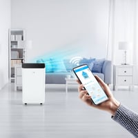 Aux mobiele airco - koelen en verwarmen - wifi - 12000btu- 3,4kw - r290 - wit