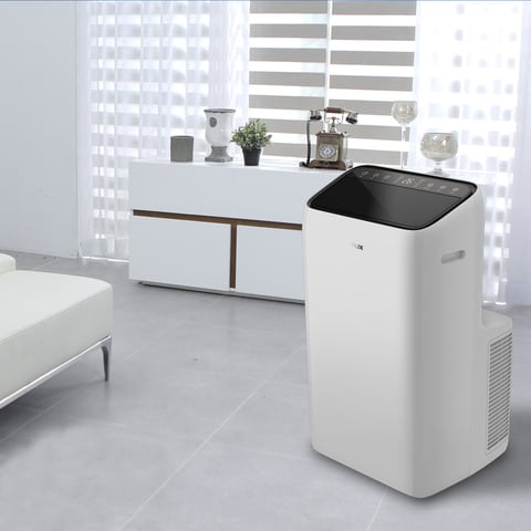 Aux mobiele airco - koelen en verwarmen - wifi - 12000btu- 3,4kw - r290 - wit