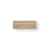 LoooX Wooden Drawer BoX badmeubel 120x46cm massief eiken 1 lade - old grey
