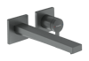 Hansgrohe Tecturis E afbouwdeel voor inbouw wastafelkraan 22,5 cm met plug - Brushed Black Chrome