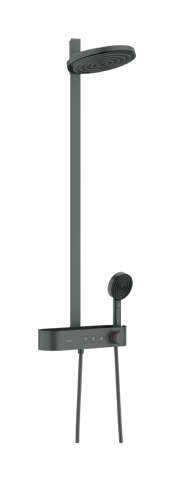 Hansgrohe Pulsify S showerpipe 260 2jet met ShowerTablet Select 400 - brushed black chrome