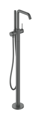 Hansgrohe Tecturis E vrijstaande badkraan - brushed black chrome