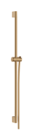 Hansgrohe Pulsify S glijstang 90cm push-slider met doucheslang - brushed bronze