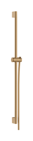 Hansgrohe Pulsify S glijstang 90cm push-slider met doucheslang - brushed bronze