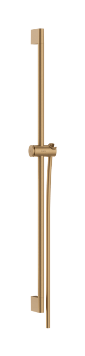 Hansgrohe Pulsify S glijstang 90cm push-slider met doucheslang - brushed bronze