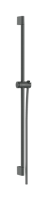 Hansgrohe Pulsify S glijstang 90cm push-slider met doucheslang - brushed black chrome