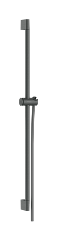 Hansgrohe Pulsify S glijstang 90cm push-slider met doucheslang - brushed black chrome