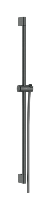 Hansgrohe Pulsify S glijstang 90cm push-slider met doucheslang - brushed black chrome