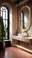 The Mosaic Factory Kitkat flat mozaïektegel 2,2x14,8cm - travertine