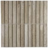 The Mosaic Factory Kitkat original mozaïektegel 2,2x14,8cm - travertine