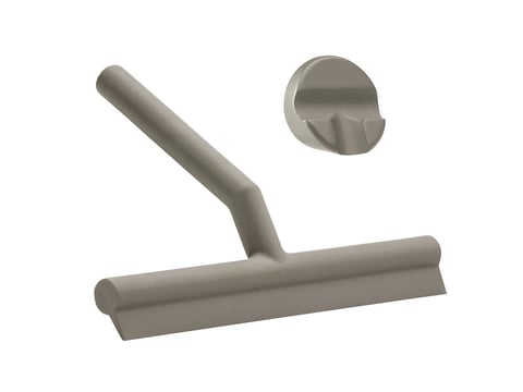 Zone Denmark douchewisser - taupe - met magnetische houder