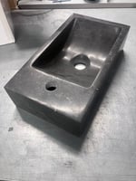 Tweedekans - Wiesbaden Raw fontein links 40x22x10 cm hardsteen gezoet