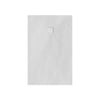 Brauer Asteroid douchebak mineraalmarmer - 140x80cm - mat wit